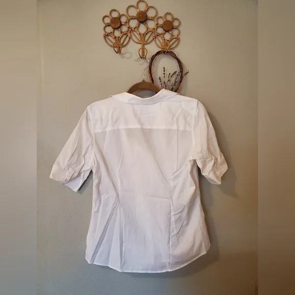 Talbots Classic White Button Down - Picture 2 of 4